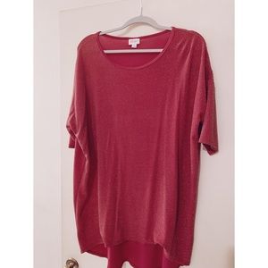 🌹BOGO LulaRoe Sparkly pink Irma